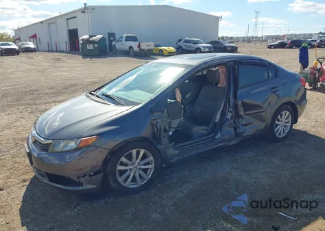 2012 Honda Civic Ex-L z USA, uszkodzony, nr VIN 19XFB2F96CE008993